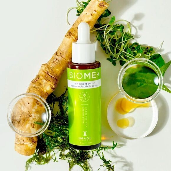 Image BIOME+ dew bright serum oil-based serum hydrating and fortifying NIB